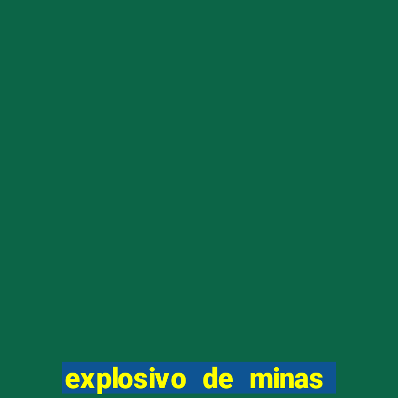 explosivo de minas 3 letras